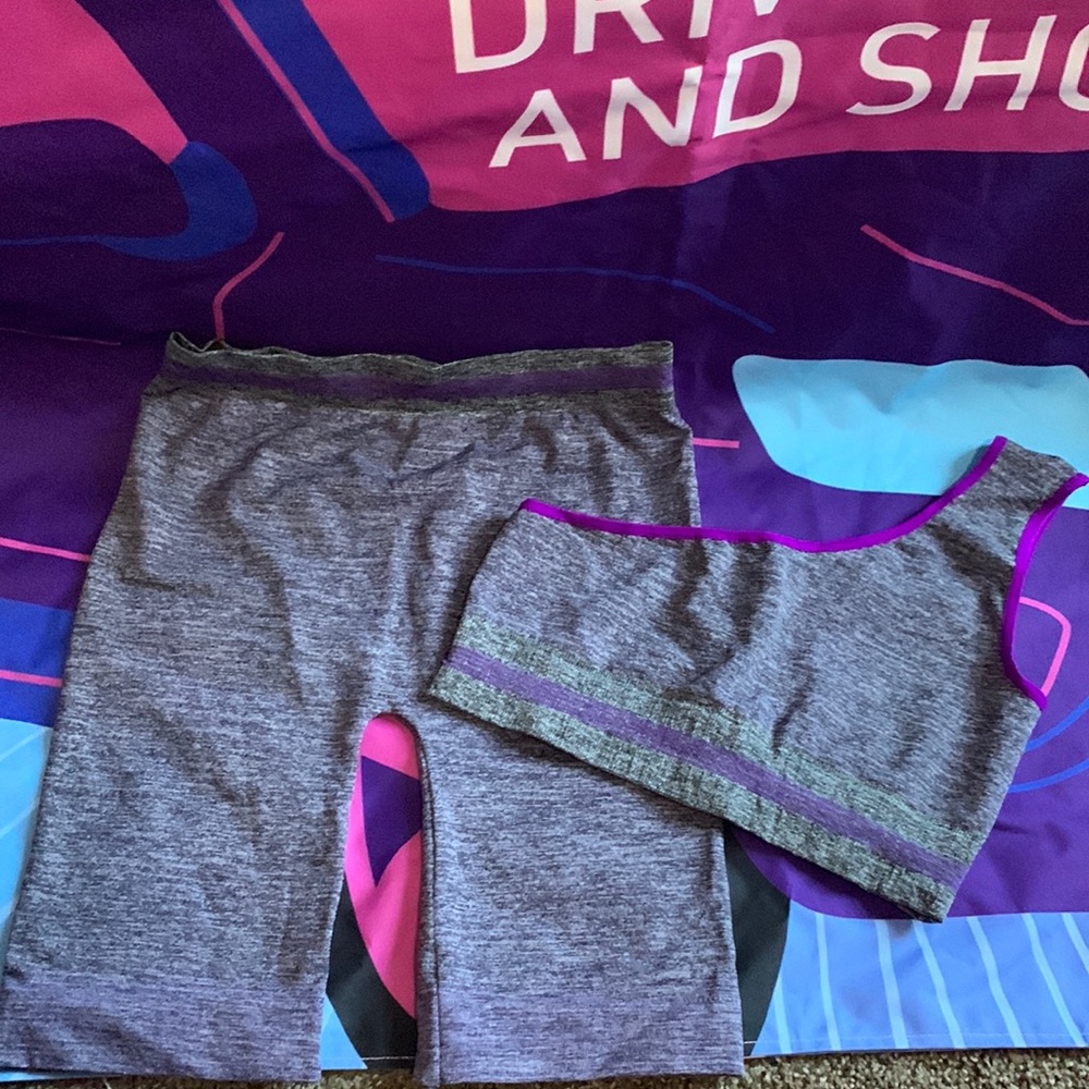 2 Piece Legging Short Set L/XL